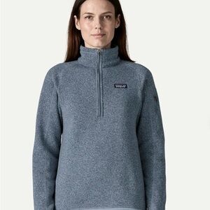 Patagonia Light Blue Full-Zip Fleece Jacket